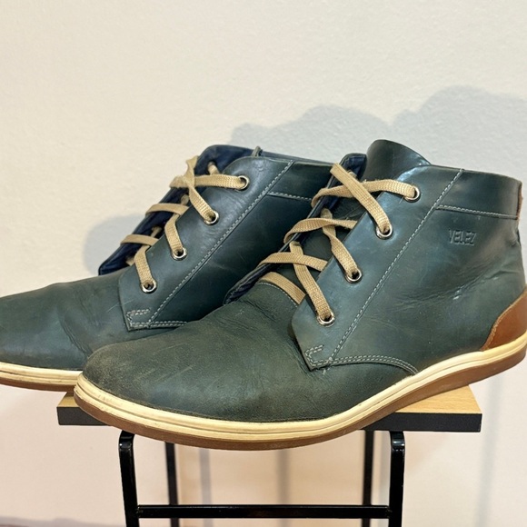 VELEZ Green & Cognac Columbian Leather Chukka Boots Size 11 - Picture 3 of 15